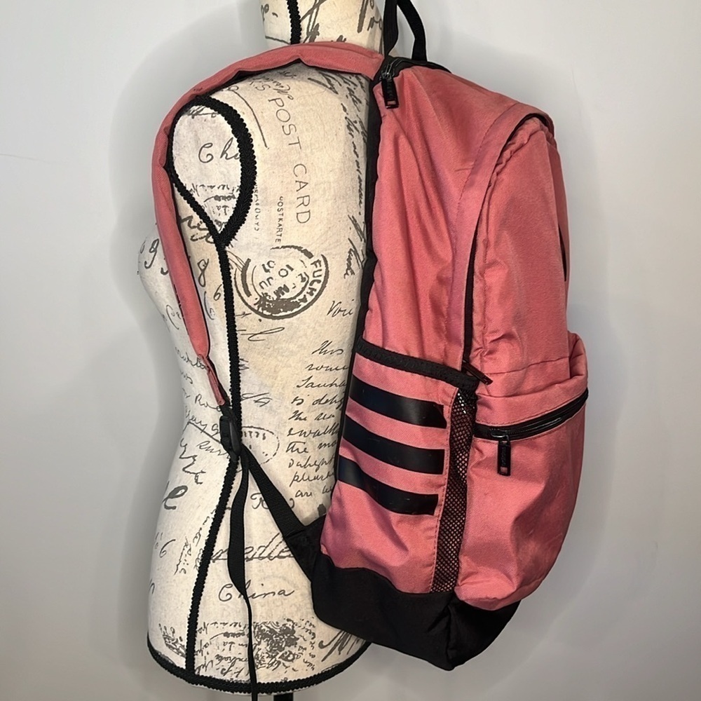 Adidas backpack book bag mauve rose pink - Picture 3 of 8